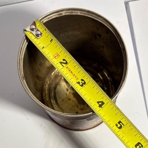 Club Chewing Tobacco Tin Can 450g Orange & Blue Retro Advertising Vintage - Picture 7 of 8